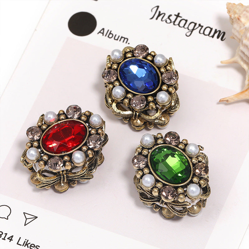 Wholesale 5pcs Luxury Retro Beaded DIY Handmade Beading