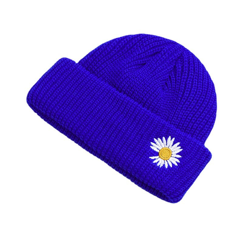 Wholesale Daisy Knitted Wool Cap