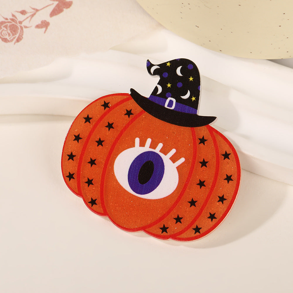 Wholesale 10pcs Pumpkin Cat Ghost Acrylic Flatback