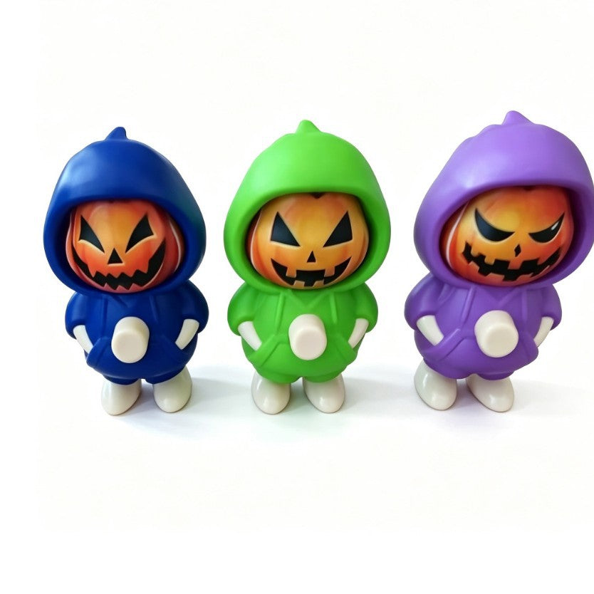 Wholesale  Pumpkin Head Hooded Doll Keychain Ghost Blue Creative Style Trendy Party Car Key Accessory