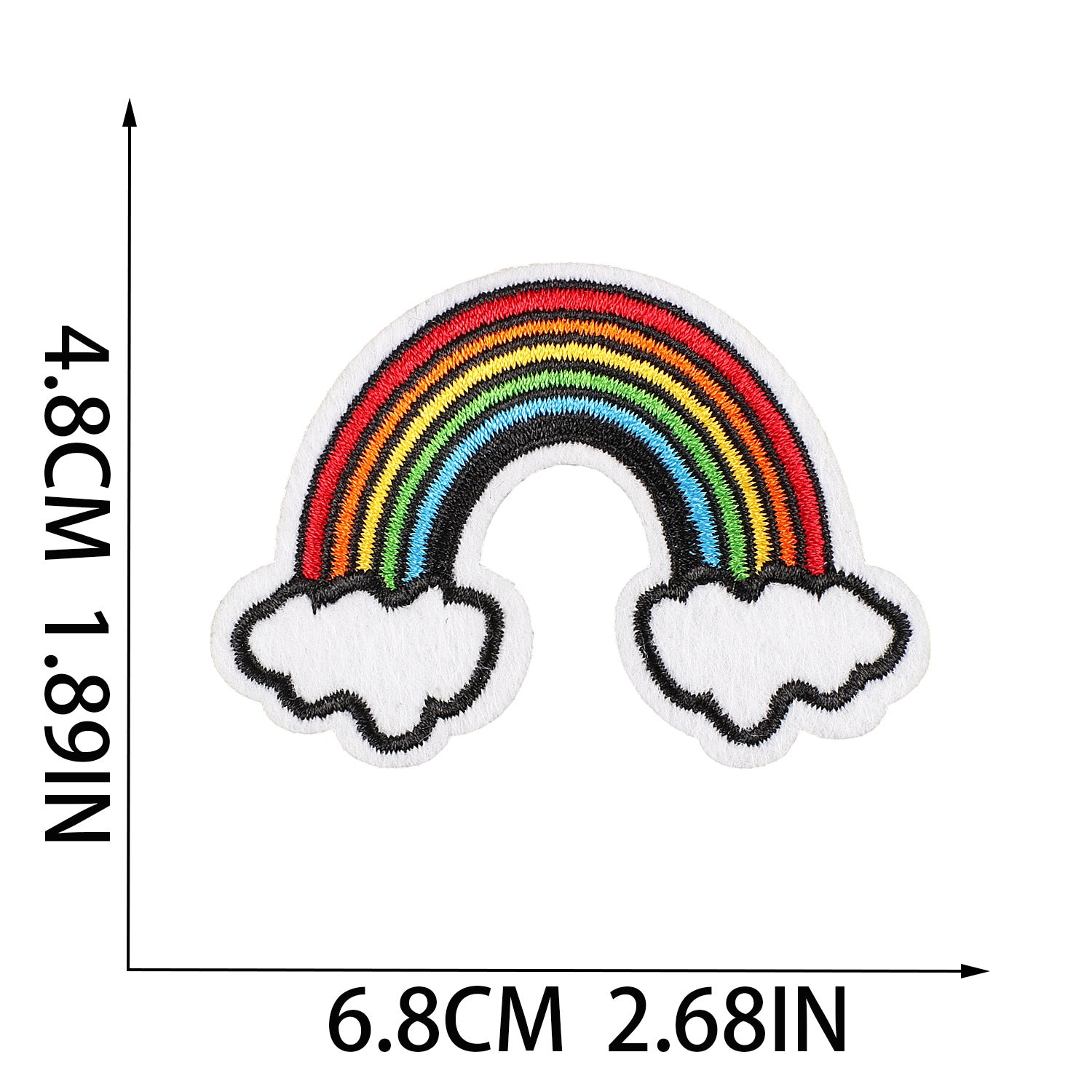 Wholesale Assorted Cartoon Embroidery Patches Cactus Mouth Sequin Cherry Polyester Thread Clothing Decoration Resale Craft Supply
