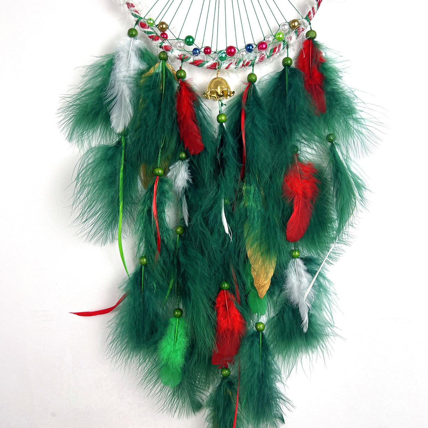 Wholesale Creative Crystal Stone Dream Catcher Feather Pendant