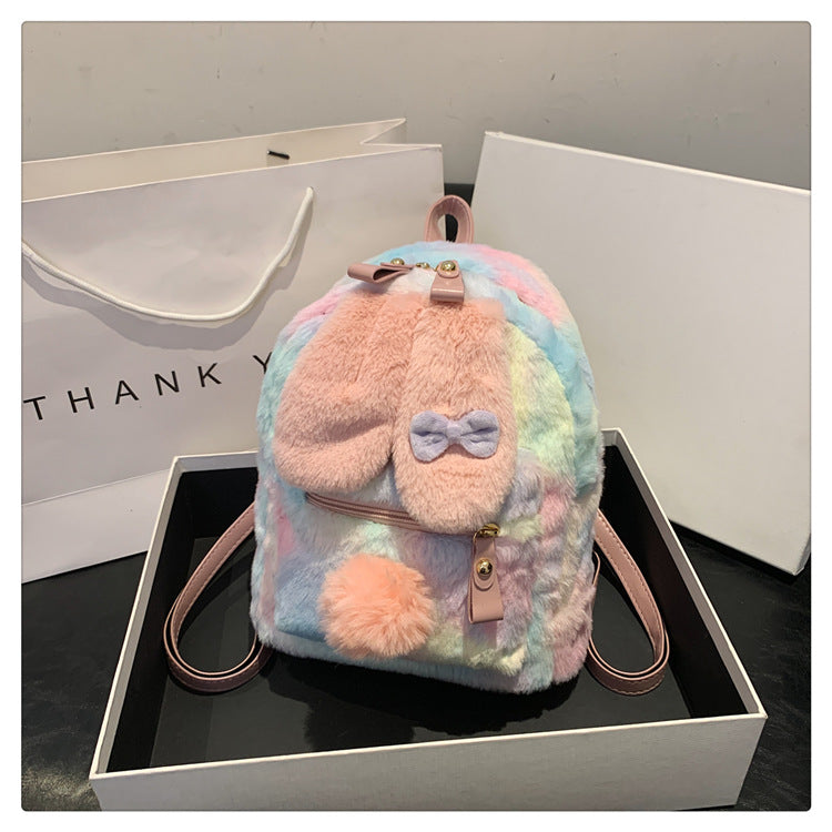 Wholesale Cartoon Plush Rabbit Backpack