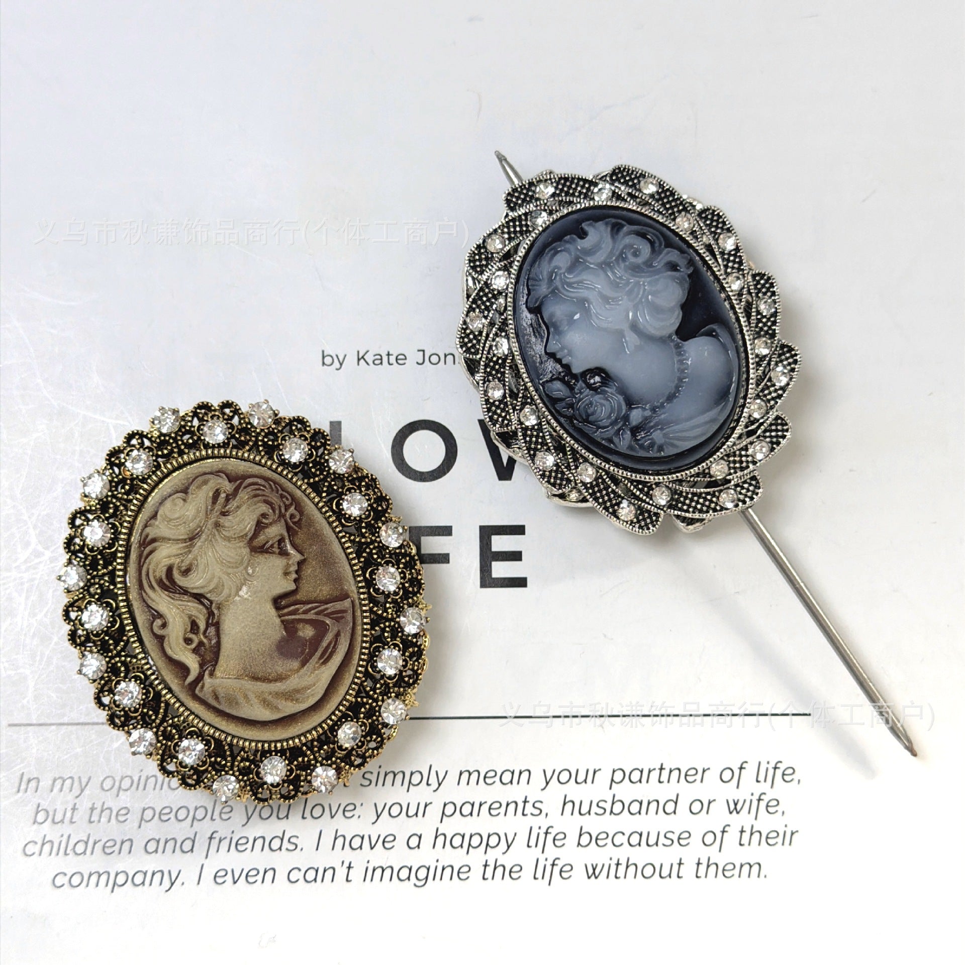 Wholesale Beauty Head Straight Hole Pen Beads