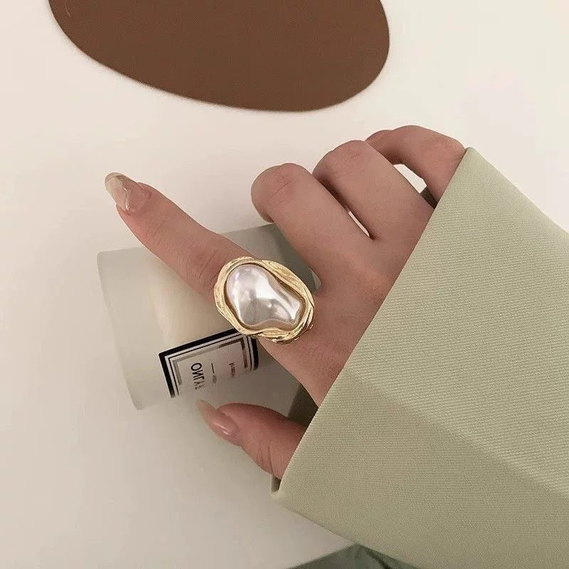 Wholesale Geometric Retro Irregular Diamond Set Ring Set
