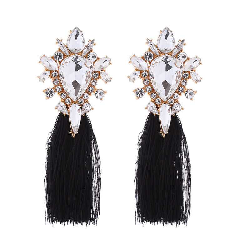 Wholesale Boho Style Long Tassel Earrings