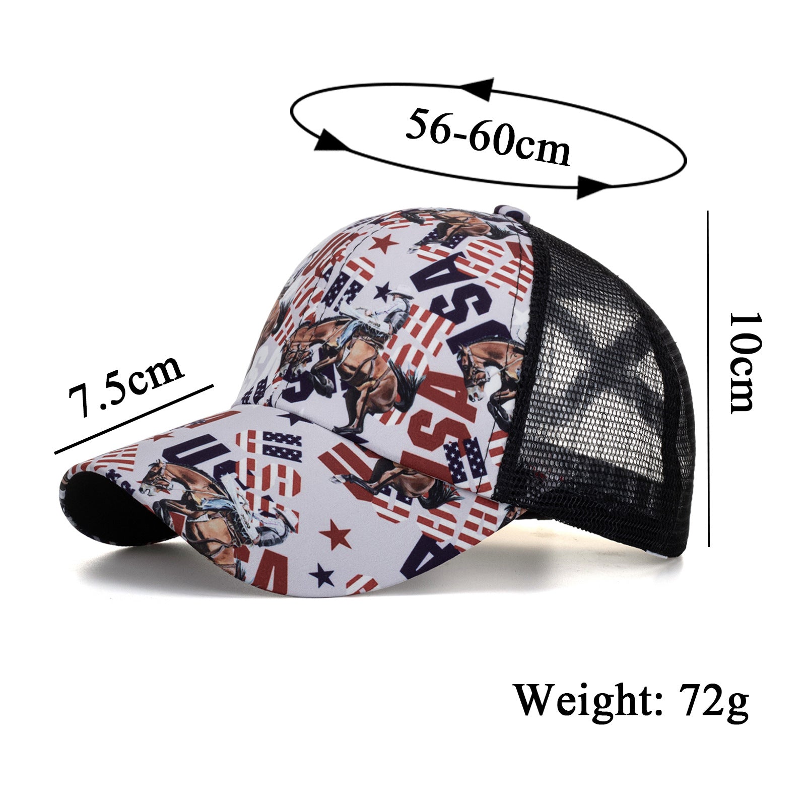 Wholesale Cross-striped mesh baseball cap