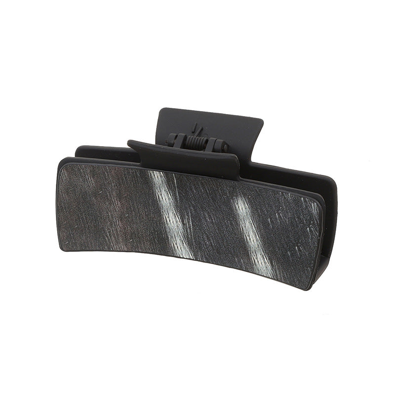 Wholesale western cowboy horsehair leather hair clip shark clip