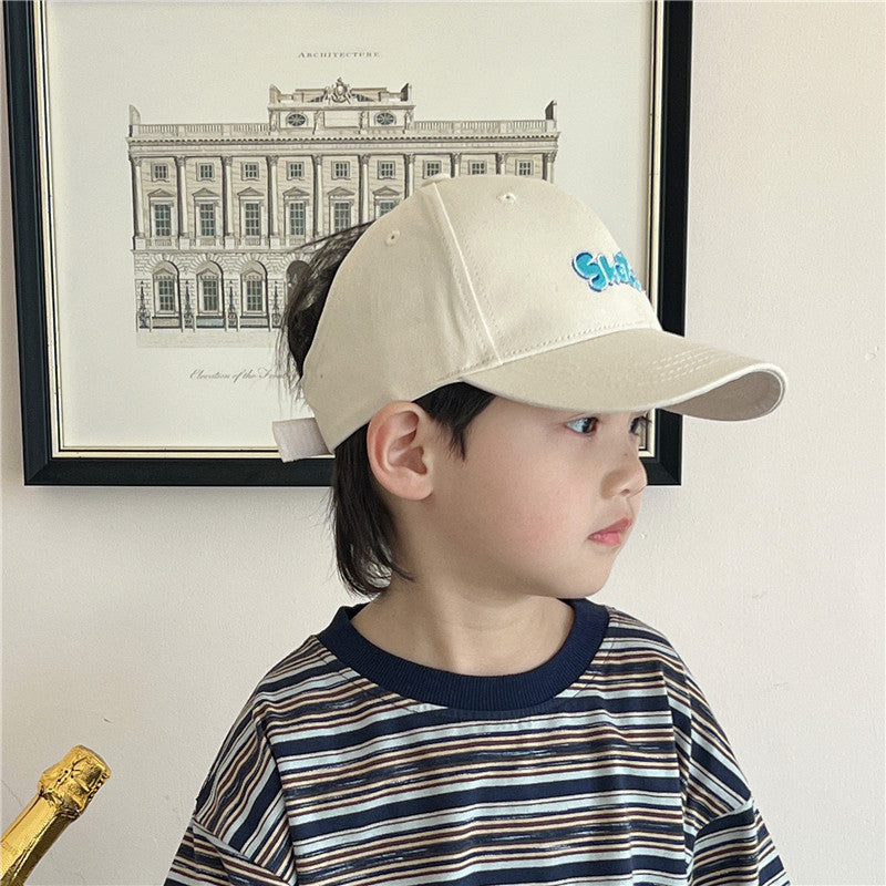 Wholesale Half Hollow Top Fashion Casual Sunshade Children's Baseball Cap