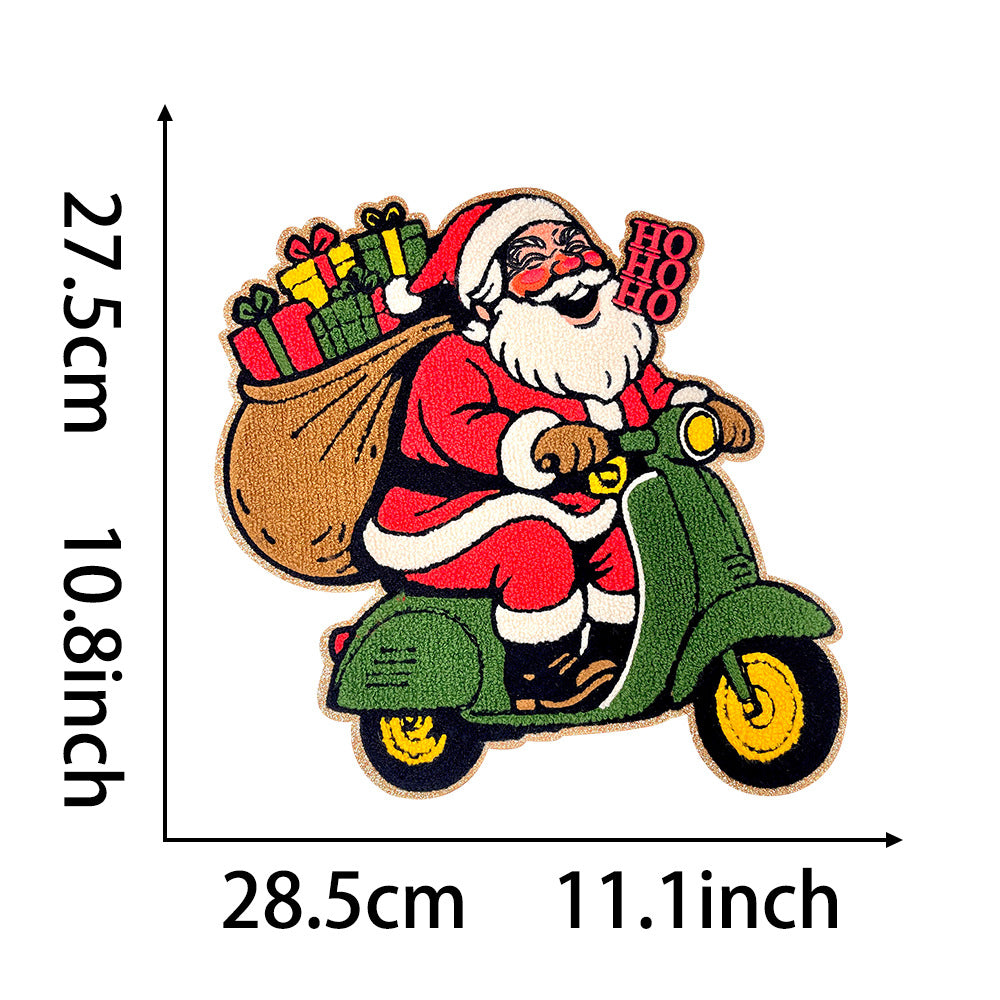 Wholesale Stylish Large Christmas  Patch With Gingerbread OH SNAP Sequin Embroidered Applique For et OLY Exclusive