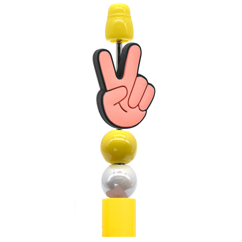 Wholesale 100pcs Diy Cartoon Pvc Soft Glue Beads