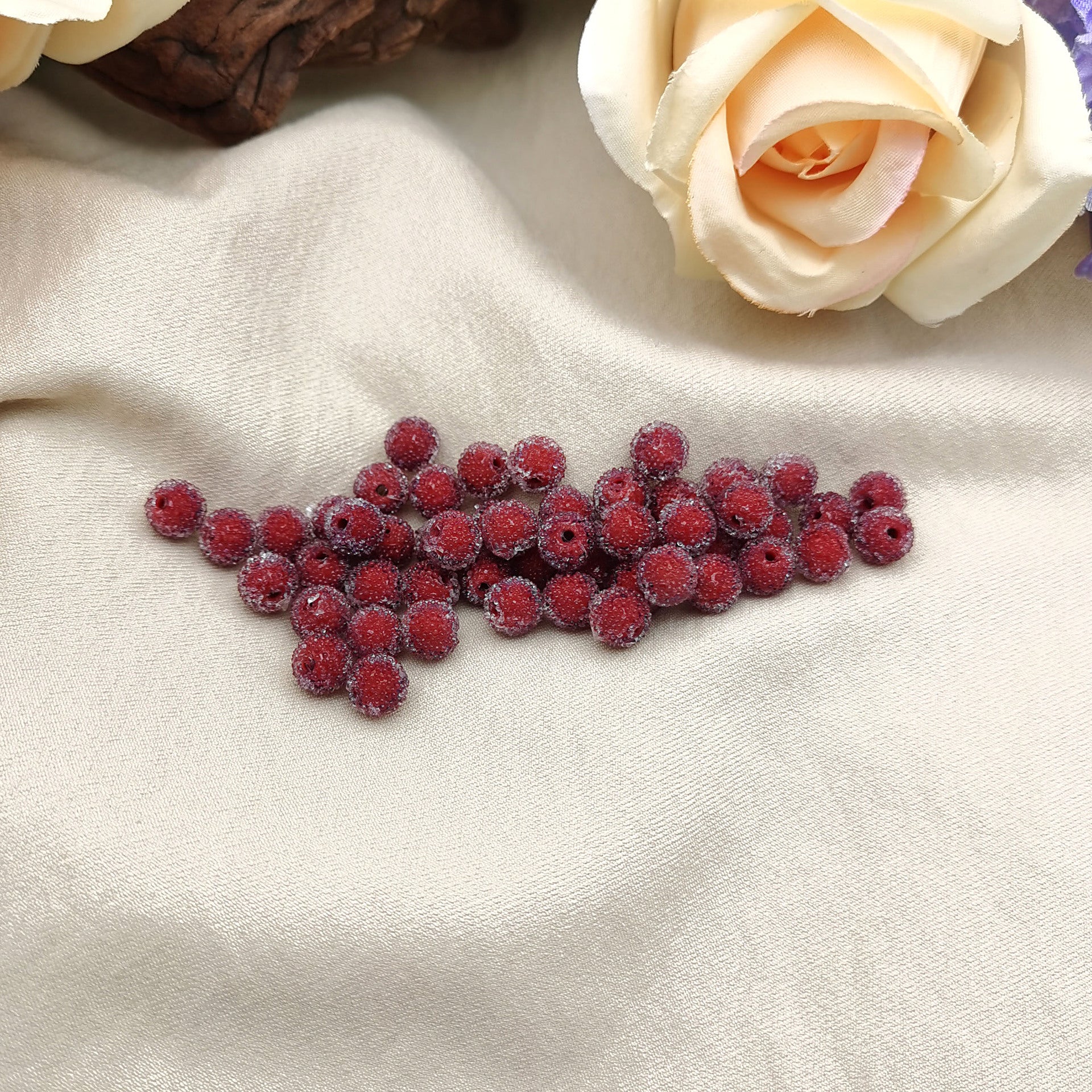 Wholesale DIY Resin 8mm Mini Colorful Candy Beads