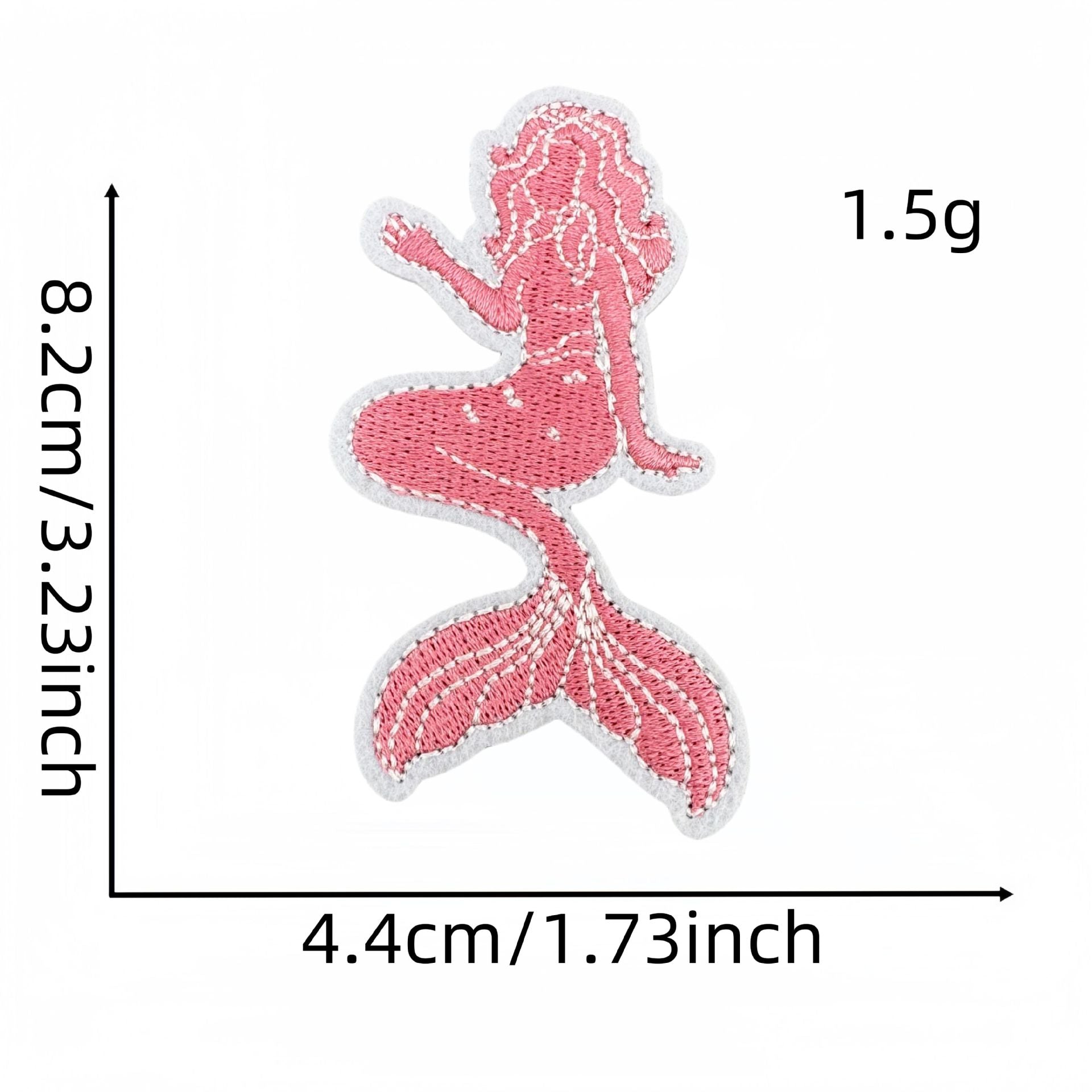 Wholesale  Cartoon Mermaid Embroidery  Summer Cloth DIY Patches