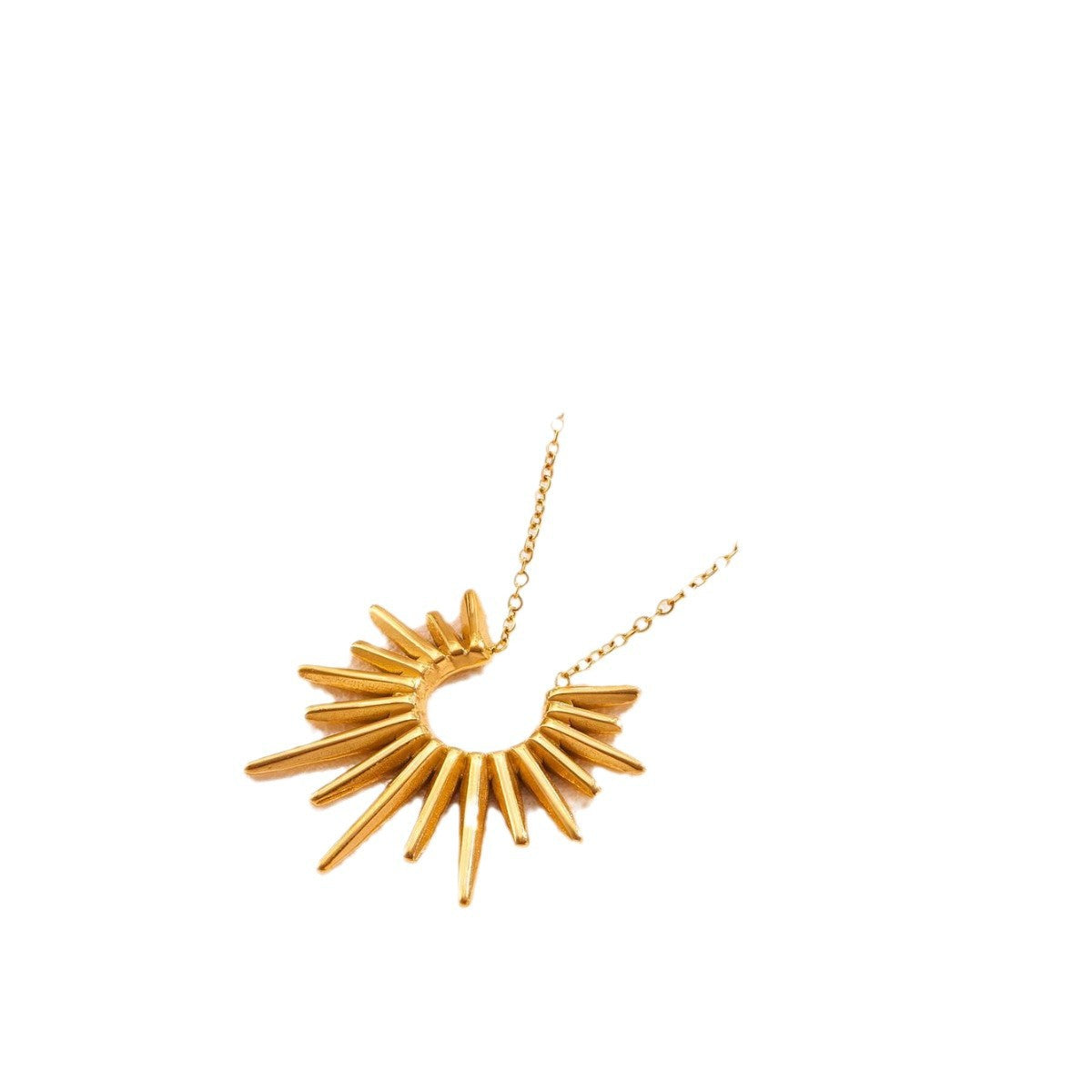 Wholesale Titanium steel gold-plated necklace