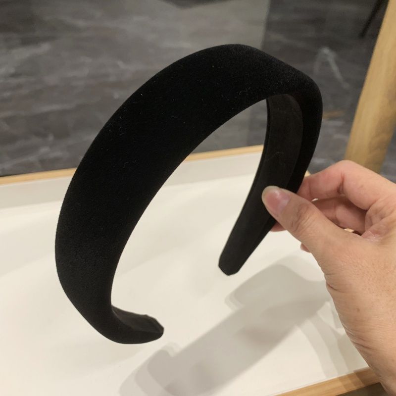 Wholesale pink fabric high skull plaid headband