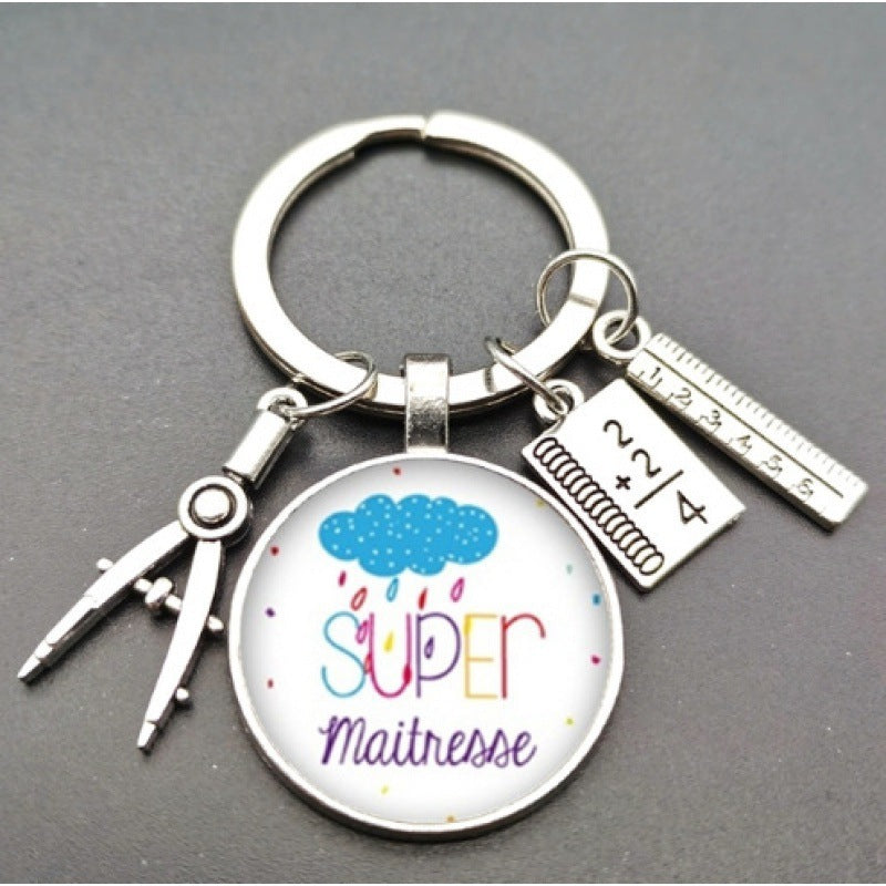 Wholesale Time Gem Pendant Keychain Graduation Season Gift
