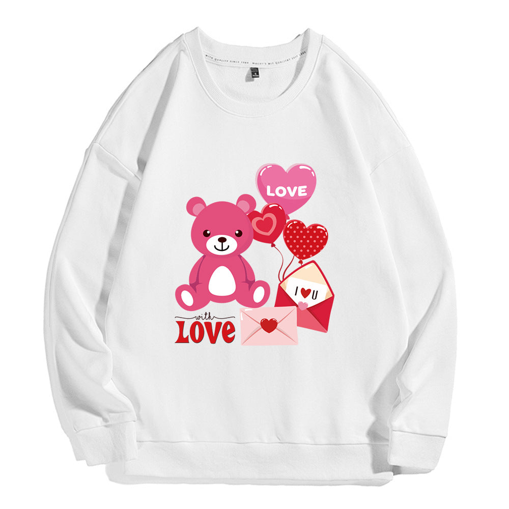 Wholesale 10pcs Pink Love Bear Valentine's Day UV DTF Ready to Press Transfers Wraps