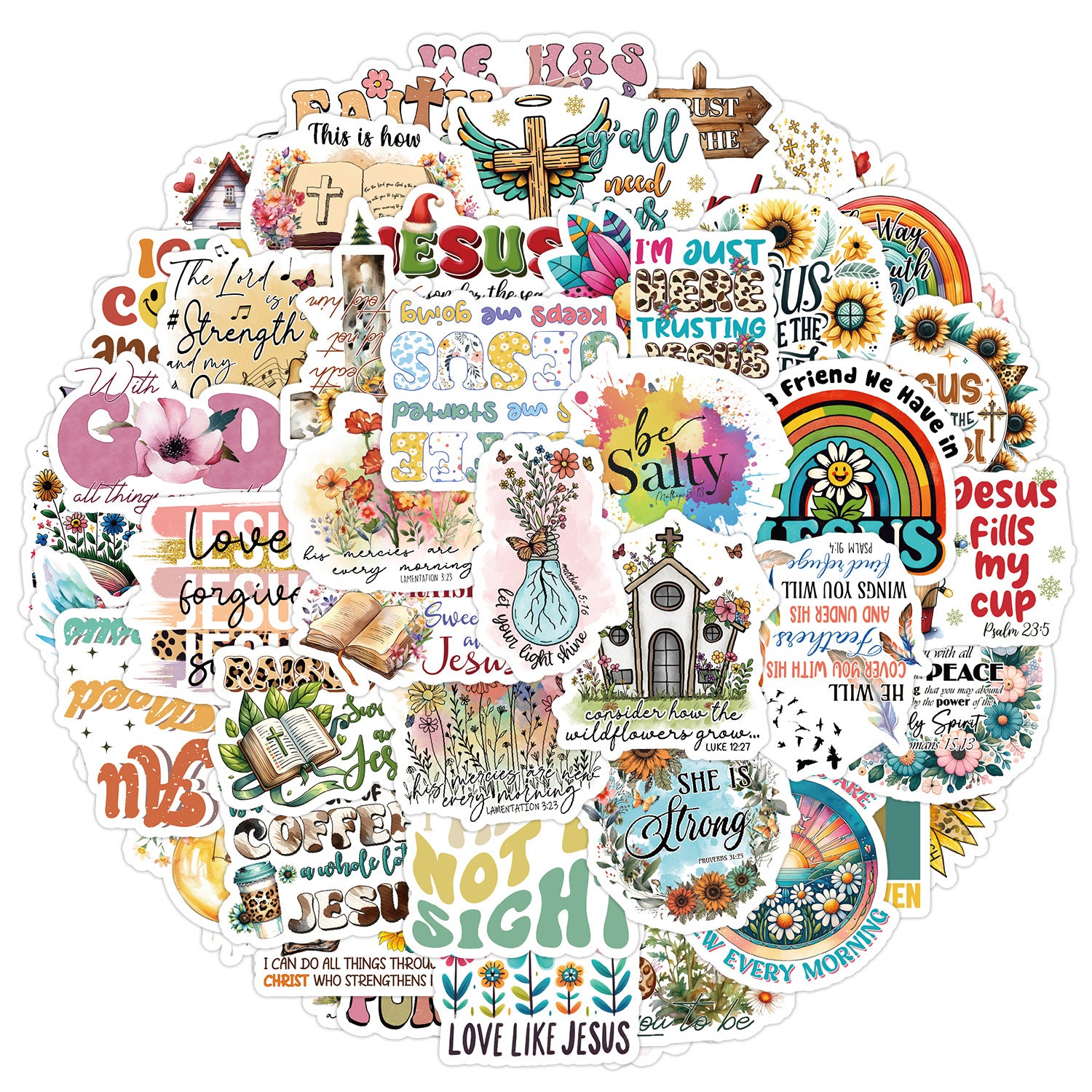 Wholesale 50pcs/pack  cartoon graffiti stickers waterproof decorative stickers