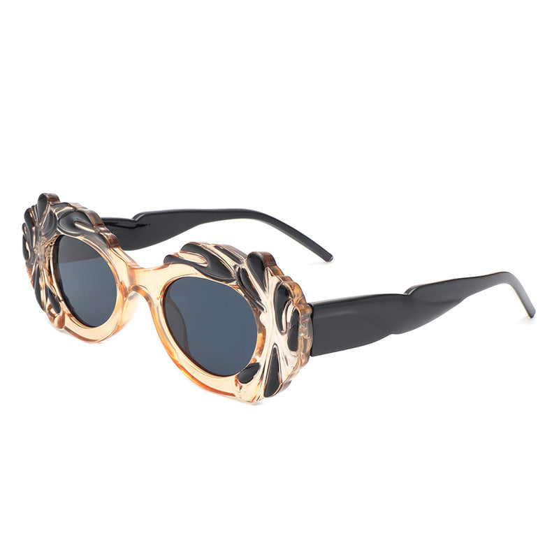 Wholesale Elliptical Circular Cloud PC Sunglasses