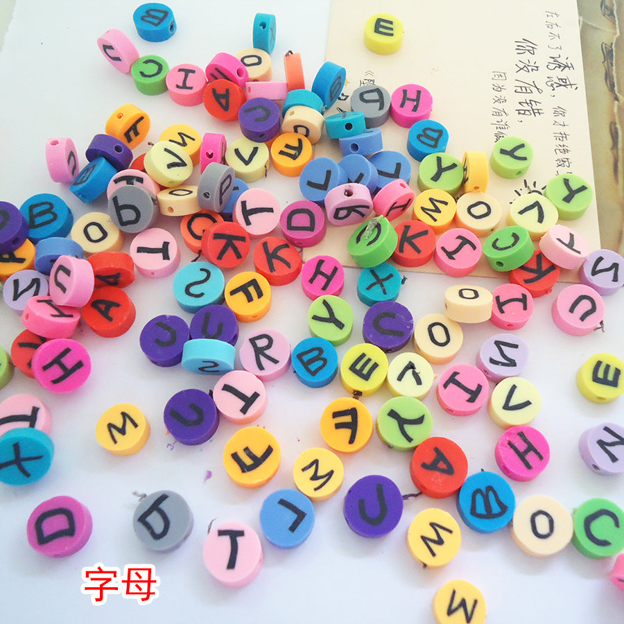 Cuentas de frutas de arcilla suave de 100 piezas/paquete de 10 mm de 10 mm.