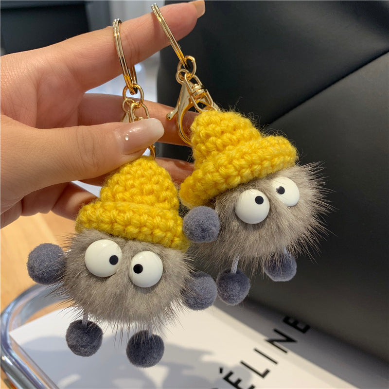 Wholesale Cute Plush Ball Keychains