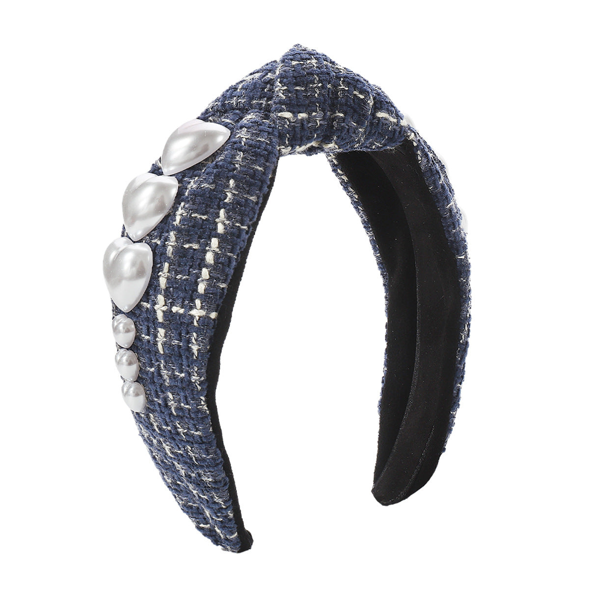 Wholesale Autumn and Winter Retro Fabric Love Knotted Headband