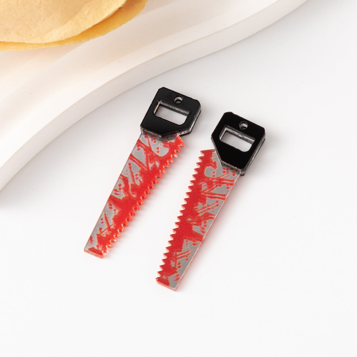 Wholesale  Halloween Acrylic DIY Kitchen Knife Fruit Knife Accessories FlatBack