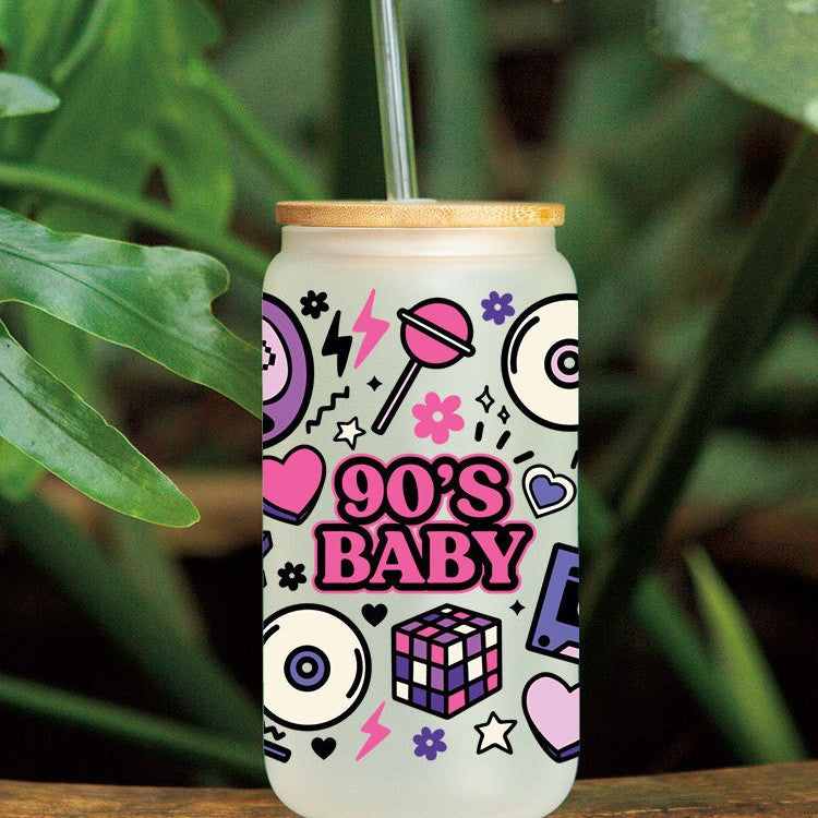 Wholesale  Cartoon printing heat 16oz Cup UV DTF Wraps