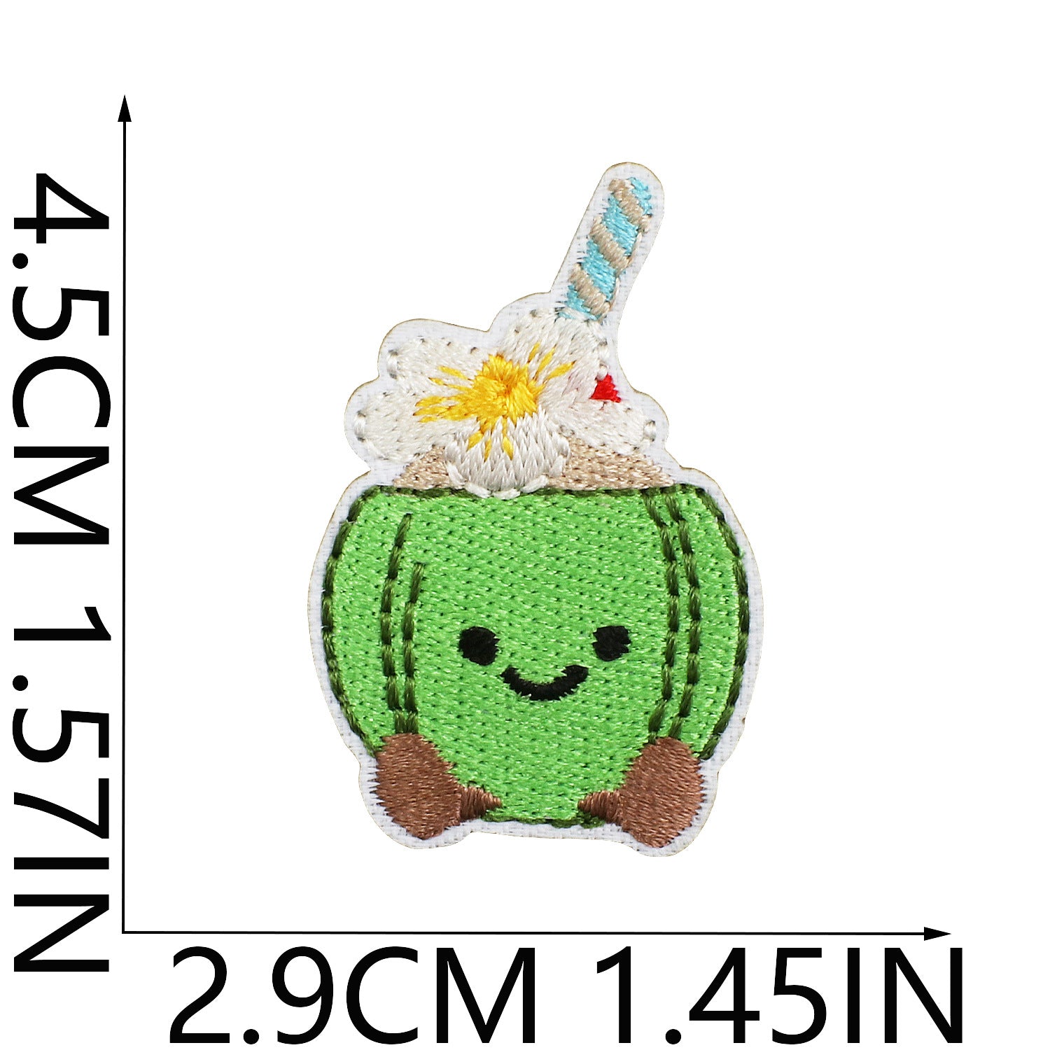 Wholesale Cute Dessert Embroider Cloth Stickers Star Biscuit Stickers Clothes Decoration