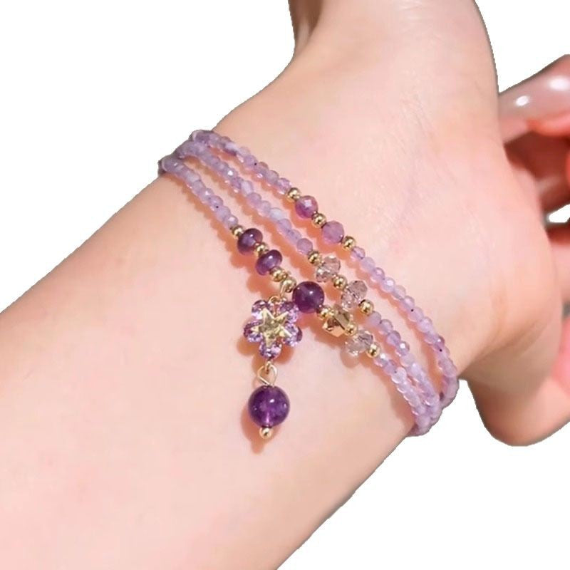 Wholesale Sweet Amethyst Stacking Bracelet