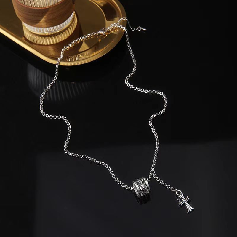 Wholesale Cross Ring Pendant Clavicle Necklace