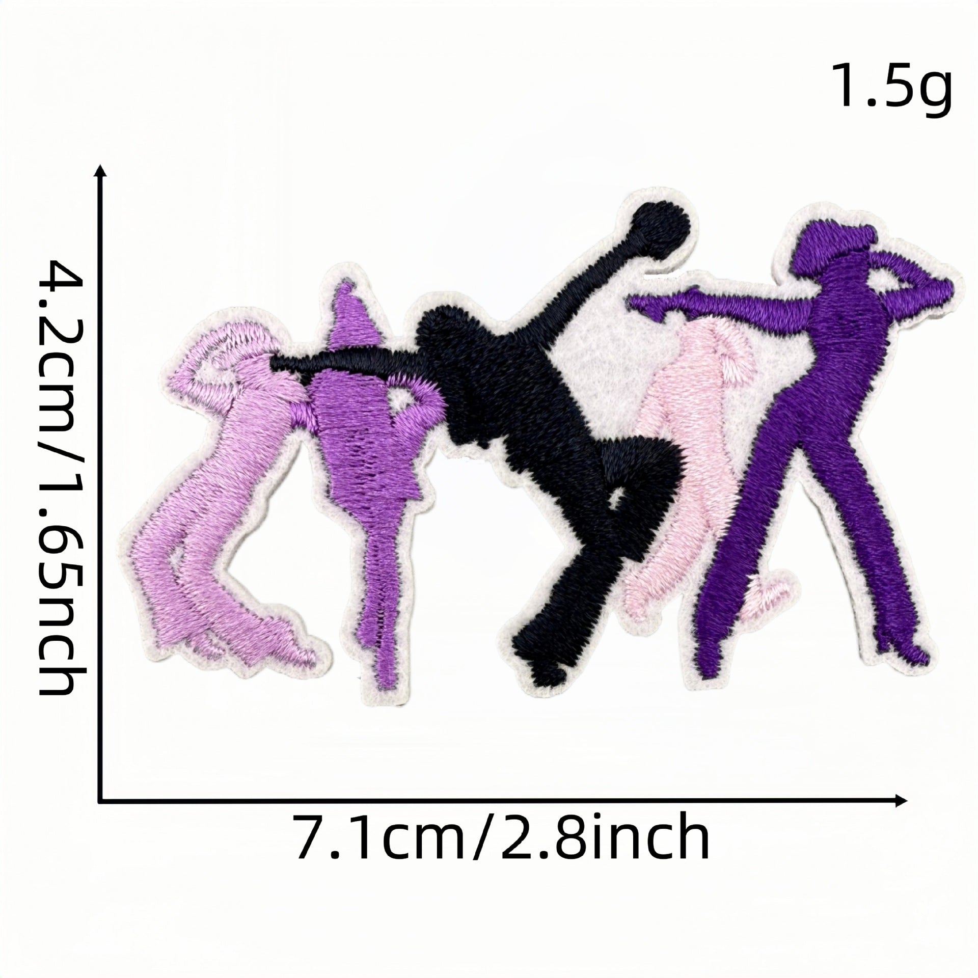 Wholesale Colorful Graffiti Cartoon Ballet Dance Girl DIY Patches