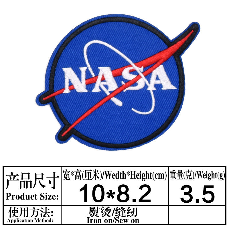 Wholesale Astronaut Planet Embroidered Patch Space Theme Sew On Cloth Badge For Clothing DIY Fashion Accessory OLY Exclusive