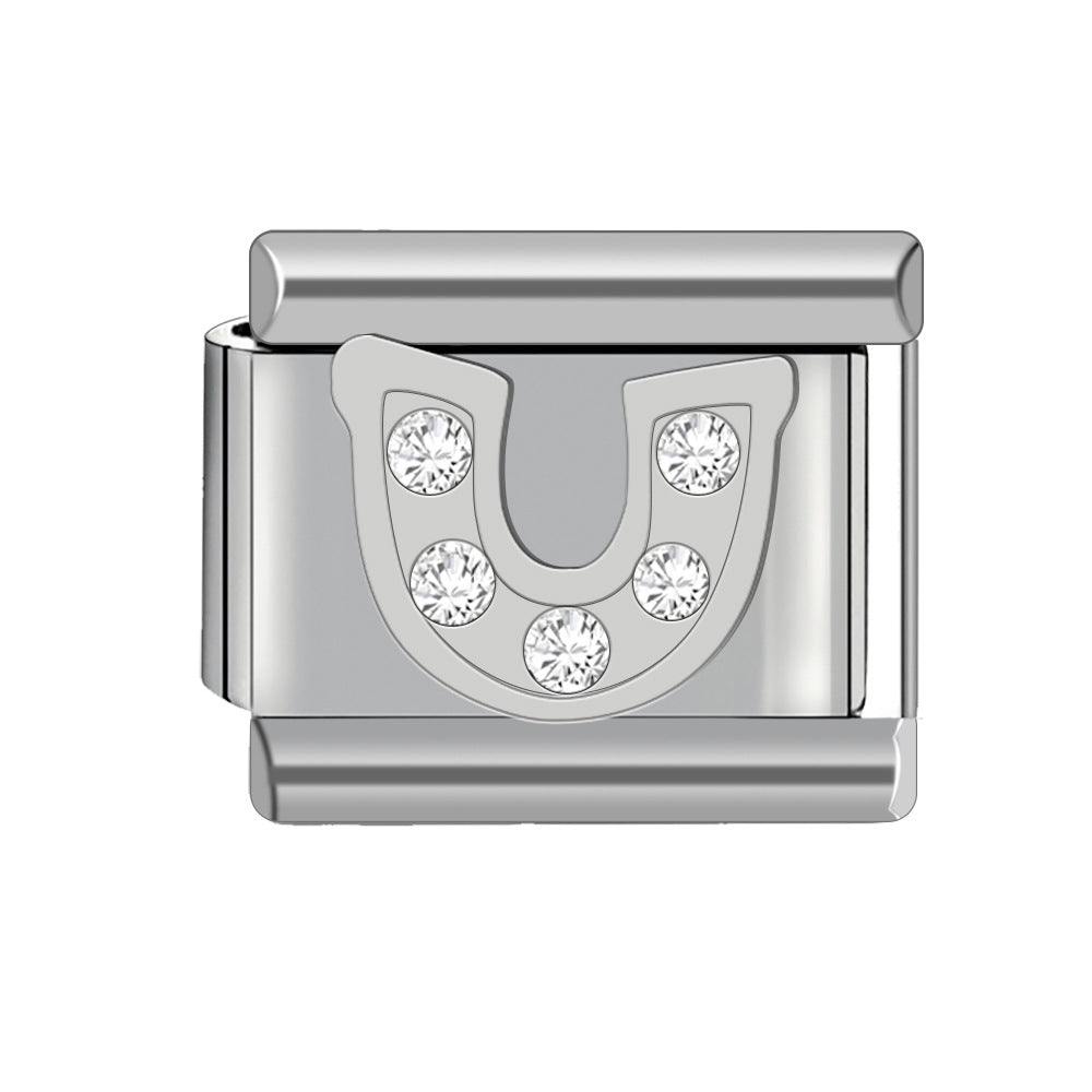 Wholesale Italian Charm Bracelet 9mm DIY Spliced Detachable Cute Pattern Combination Bracelet