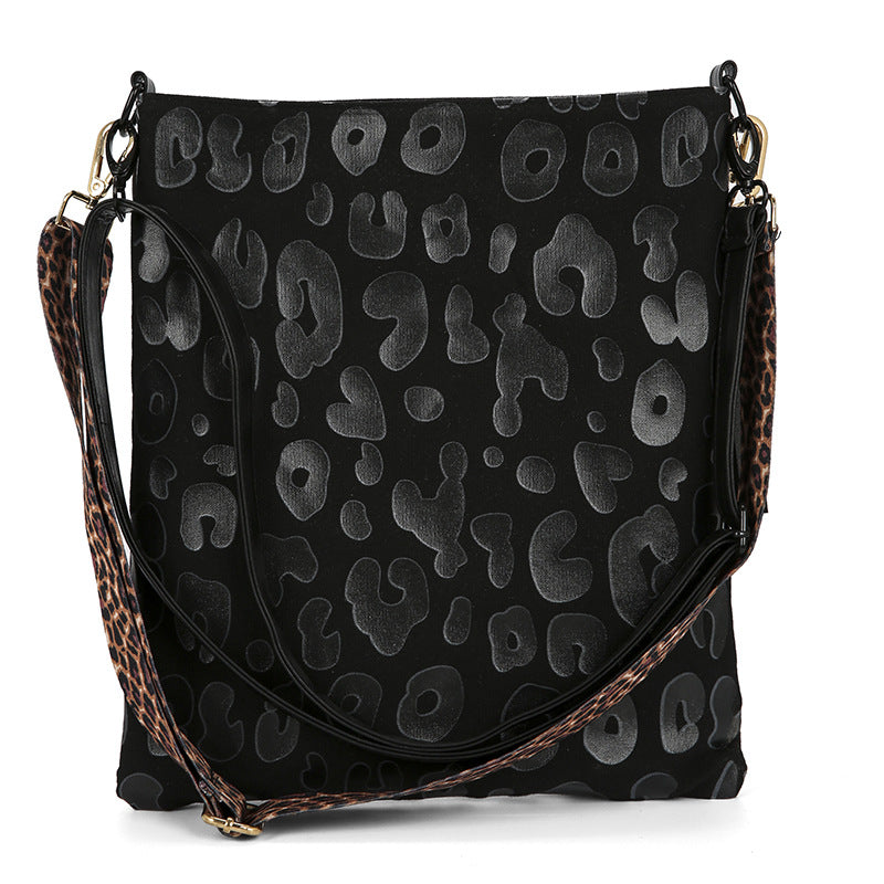 Wholesale Western Style Leopard Print PU Shoulder Bag and Crossbody Bag