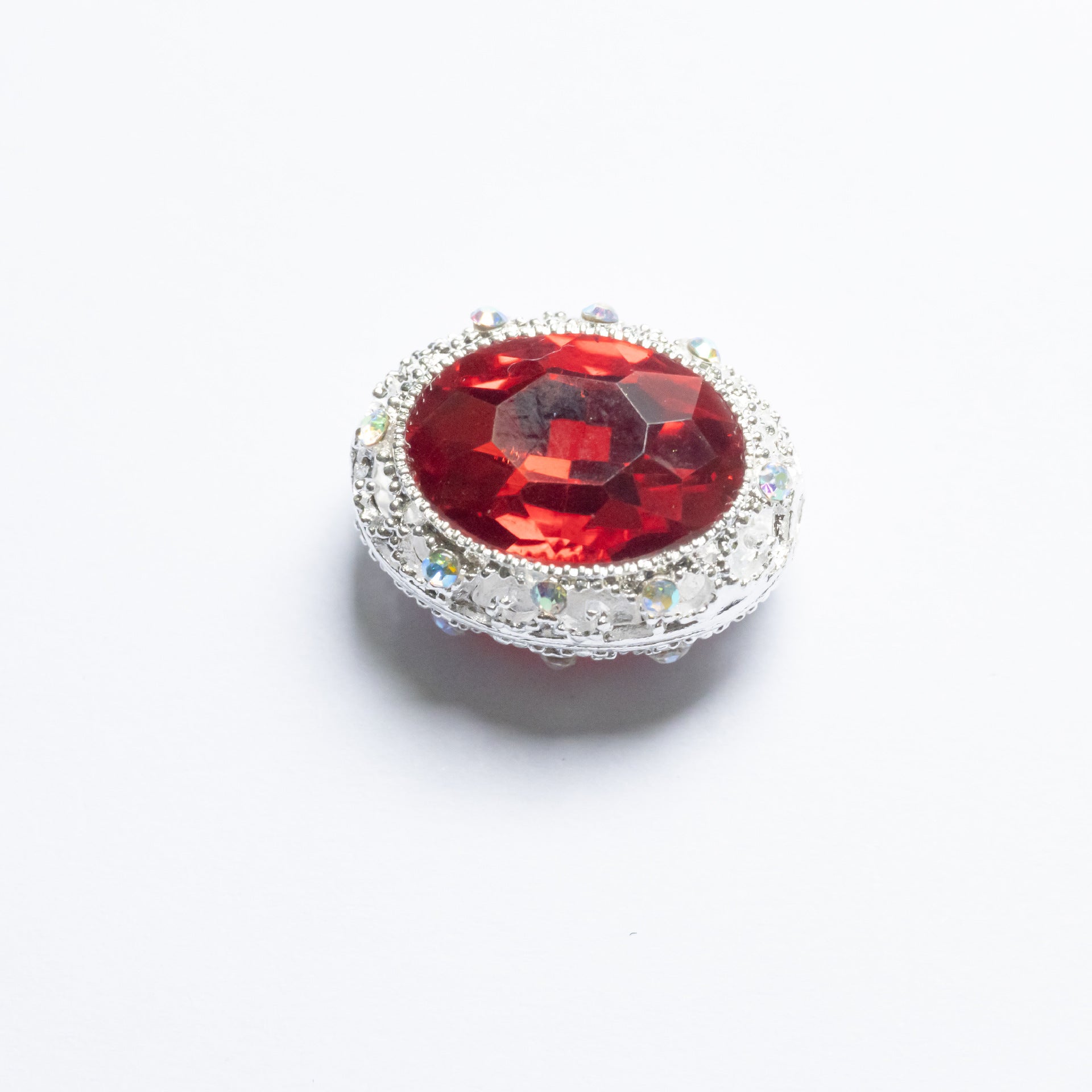 Wholesale 20pcs Alloy Crystal Western Princess Series Straight Hole Multi-color Optional Aperture 2.0mm Diy Mobile Phone Chain Bag Chain Pen