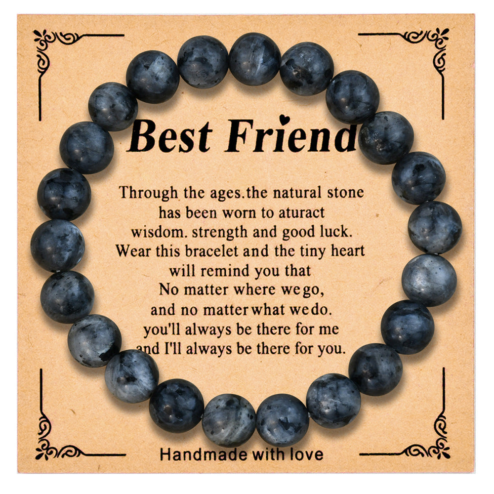 Wholesale  8mm colorful crystal beaded bracelet