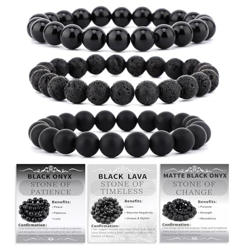 Wholesale Ethnic Style Handmade Tiger Eye Stone Bead Bracelet Set 3 Piece Round Beads Couple Bracelets With Retail Hang Card Boutique Resale Gift