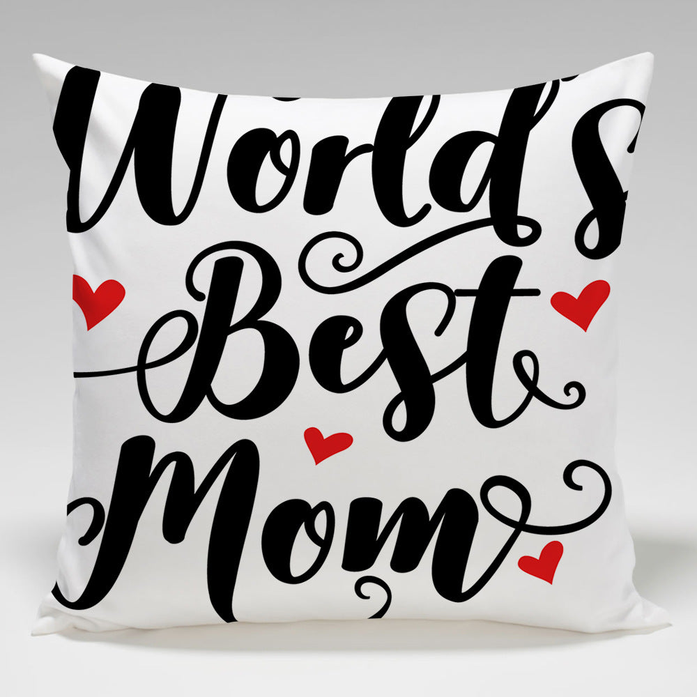 Wholesale Mother's Day Linen Throw Pillow Cases