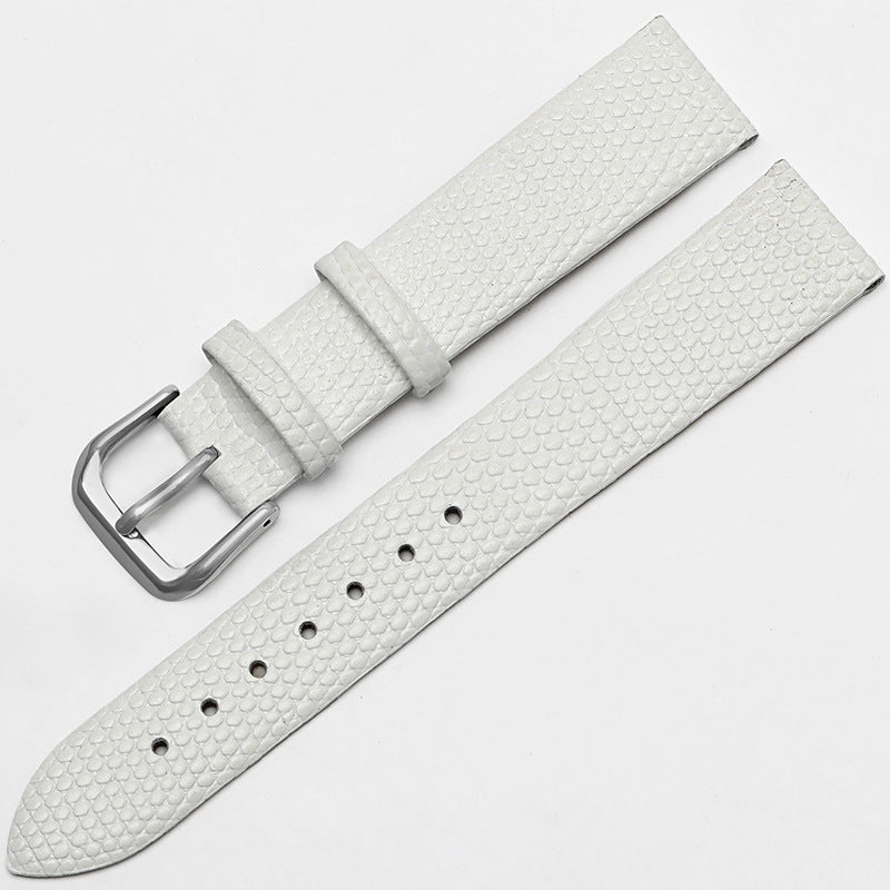 Wholesale Lizard Pattern Head Layer Cowhide Waterproof Watch Straps