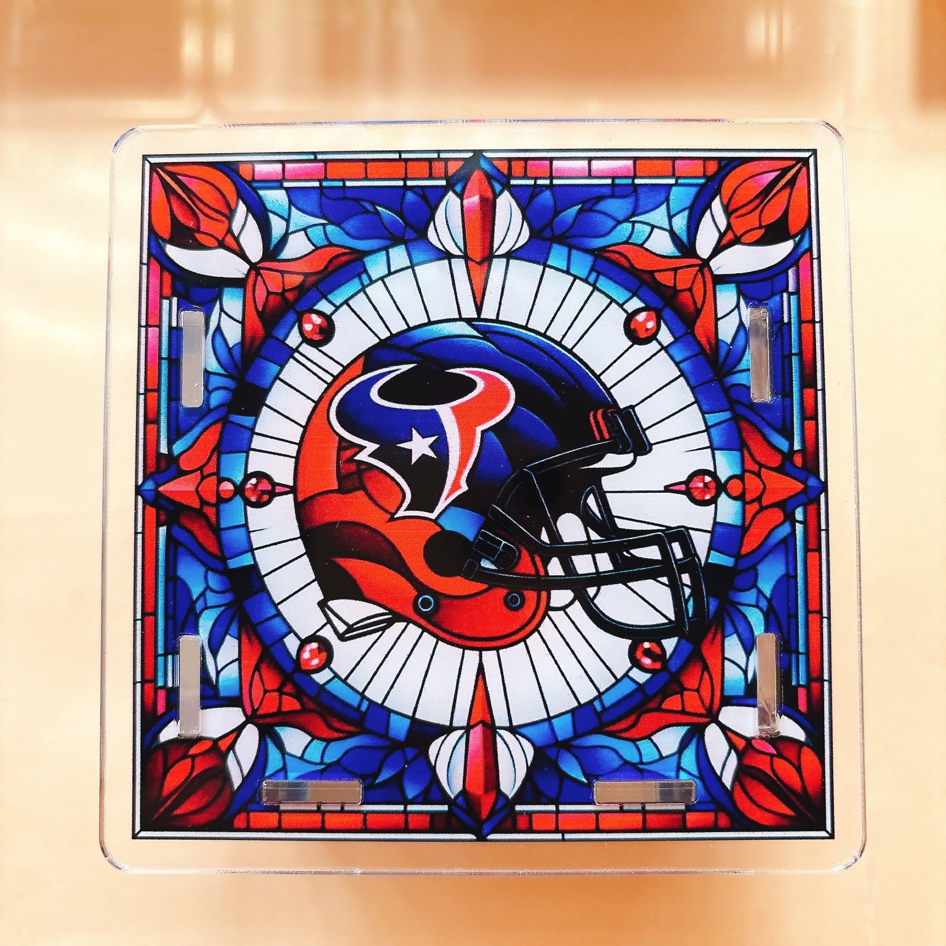 Wholesale Sporting Acrylic Pen Holder Popular Pen Box Creative Gift Stationery Student 10cm