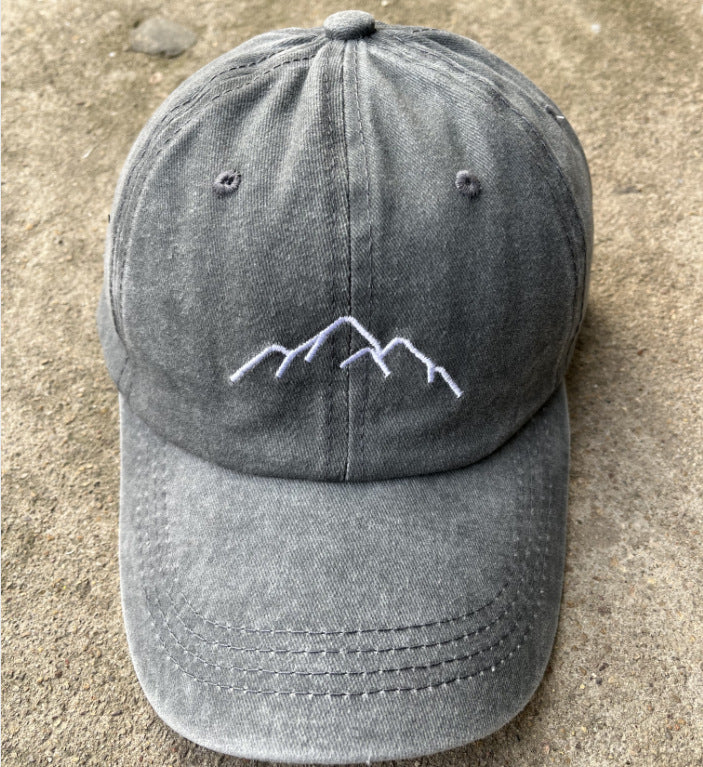 Wholesale Soft Top Embroidered Washed and Distressed Outdoor Baseball Cap