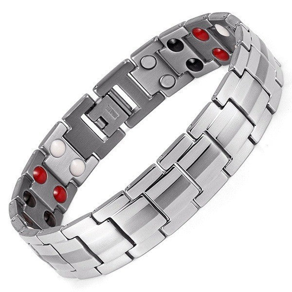 Wholesale  Detachable Double Row Magnet Men' s Bracelet