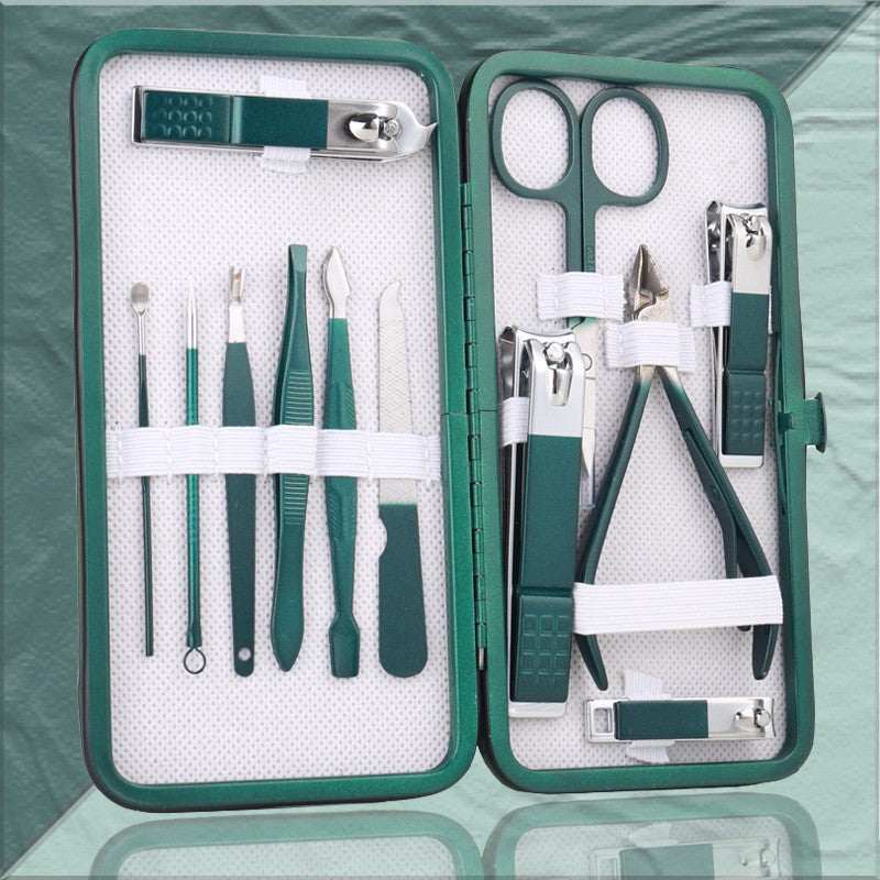 Wholesale Emerald Green Nail Clippers Complete Set