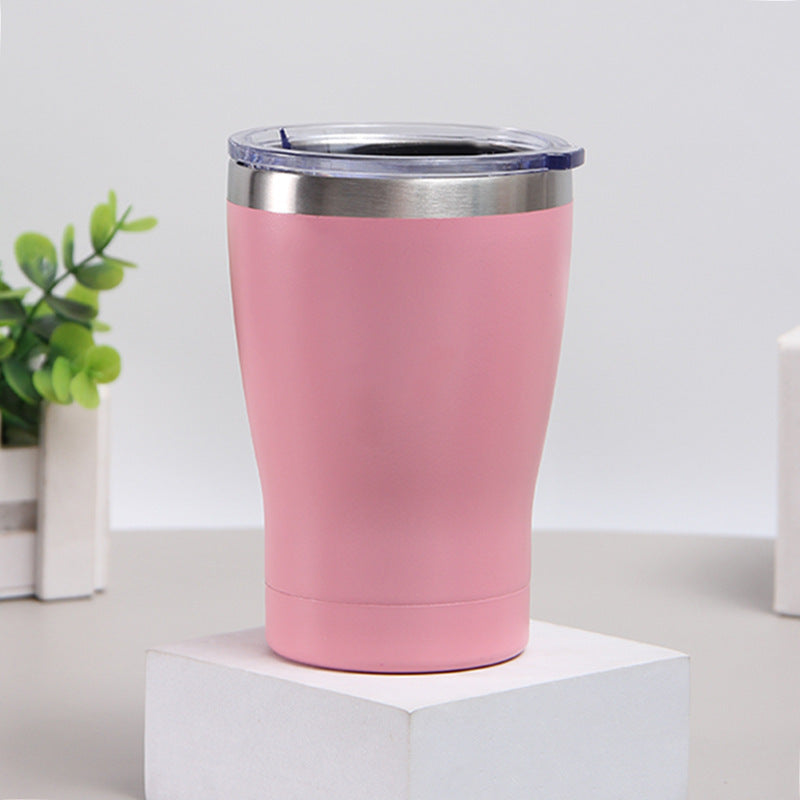 Wholesale 12oz Double-walled Stainless Steel Insulated Straw Tumbler
