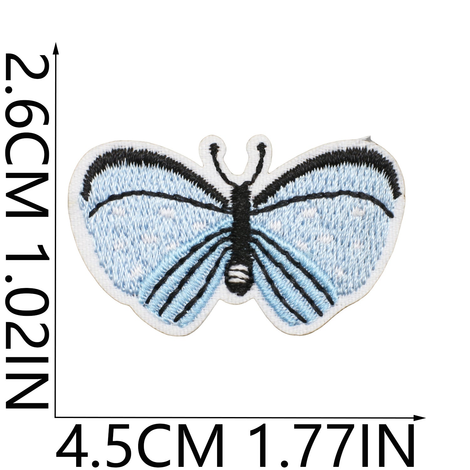 Wholesale Floral Embroidery Patch Butterfly And Bee Design Polyester Thread Clothing Decorative Accessory Everyday Gift Boutique Resale