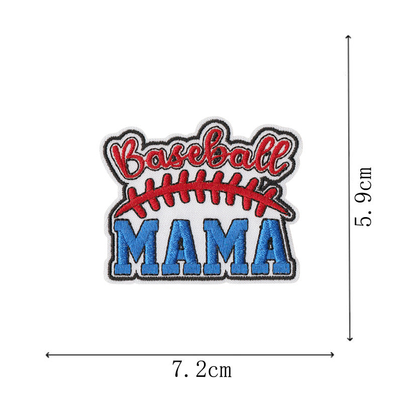 Wholesale Bow Cartoon Baseball DIY Patches