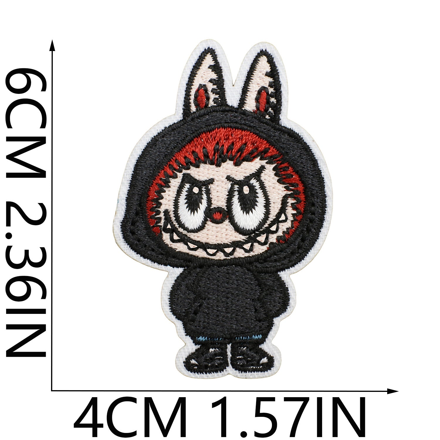 Wholesale Cute doll embroidered fabric patch OLY Exclusive