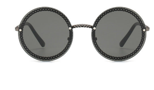 Wholesale Metal Chain Frameless Versatile Sunglasses