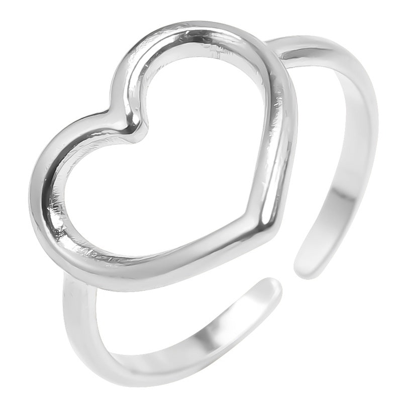 Wholesale Valentine's Day Stainless Steel Couple Love Rings